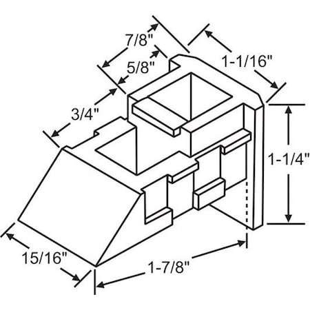 Strybuc Balance Top Sash Guide 60-660